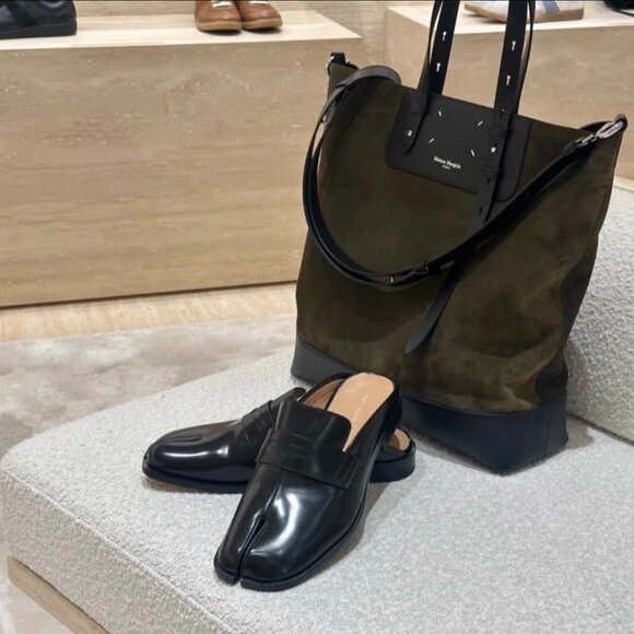 Maison Martin Margiela Suede Tote Bag - Picture 1 of 6